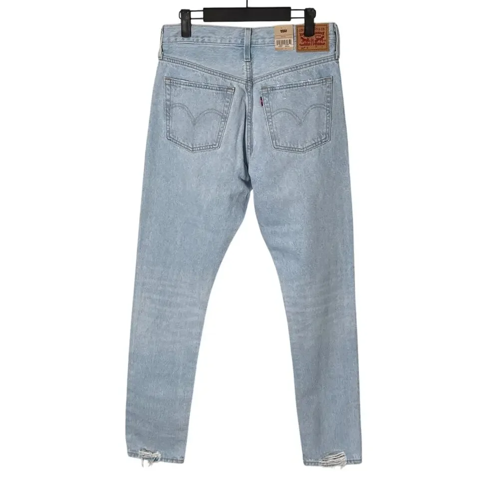 NWT Levi's 501 Skinny Women's Jeans‎ in Light Wash Size 28 x 32